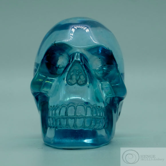 Aqua Aura Human Skull