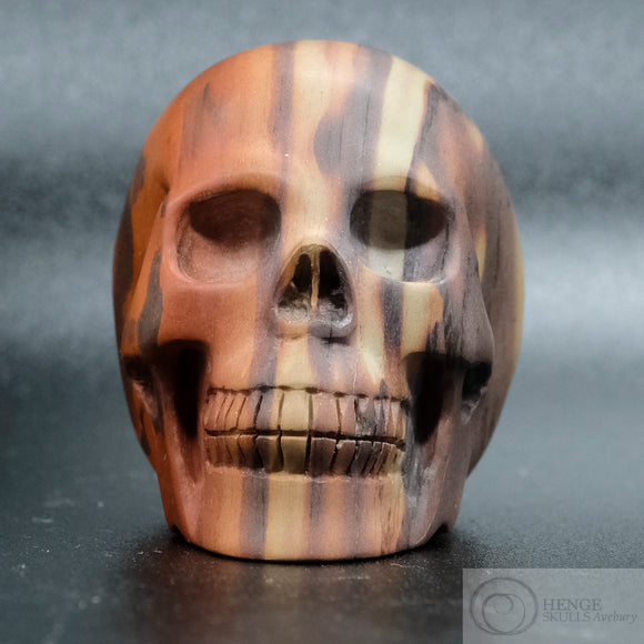 Australian Paint Stone Human Skull