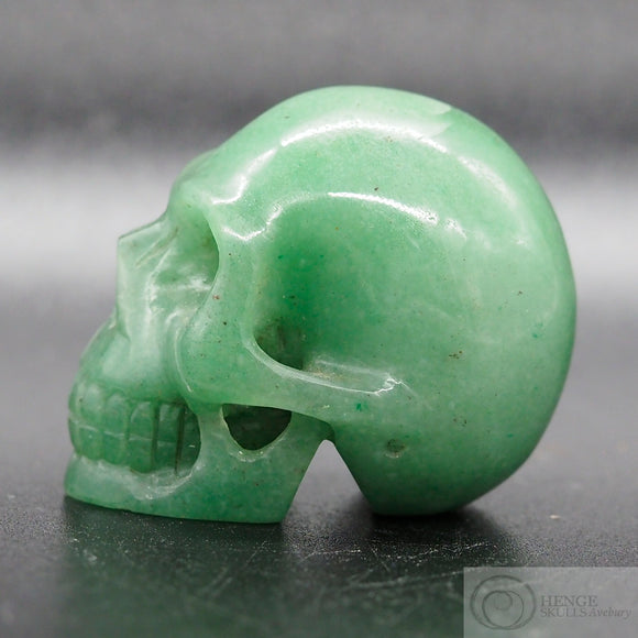 Aventurine Human Skull (Av06)