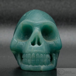 Aventurine Human Skull