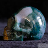 Bloodstone Human Skull