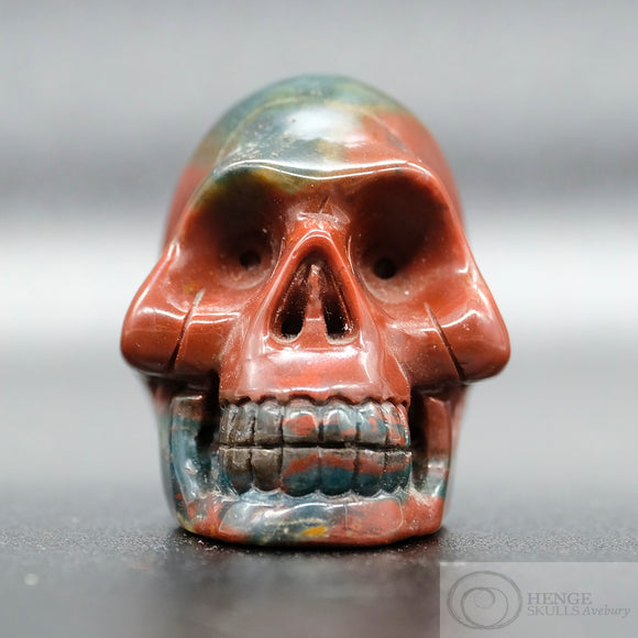 Bloodstone Human Skull