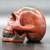 Bloodstone Human Skull