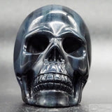 Blue Tiger Eye Human Skull (BTE10)