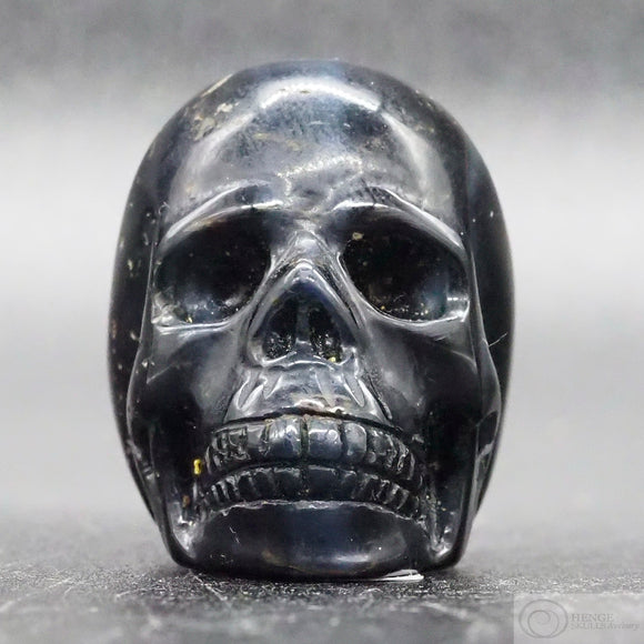 Blue Tiger Eye Human Skull (BTE15)