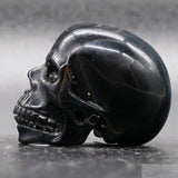 Blue Tiger Eye Human Skull (BTE15)