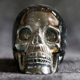 Blue Tiger Eye Human Skull (BTE07)