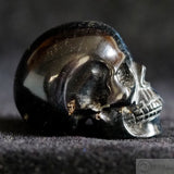 Blue Tiger Eye Human Skull (BTE07)