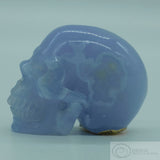 Blue Lace Agate Human Skull (BLA02)