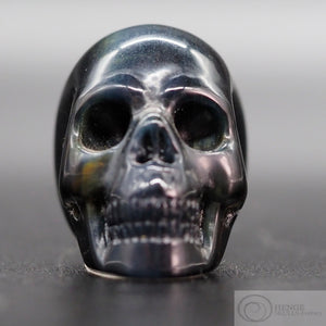 Blue Tiger Eye Human Skull  (BTE05)