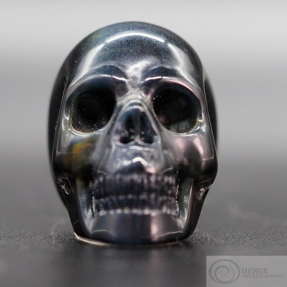 Blue Tiger Eye Human Skull  (BTE05)