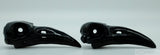 Blue Tigers Eye Raven Skulls