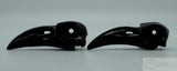 Blue Tigers Eye Raven Skulls