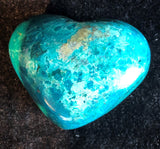 Chrysocolla Heart