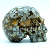 Coffee Opal Skull right facing