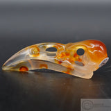 Carnelian Raven Skull