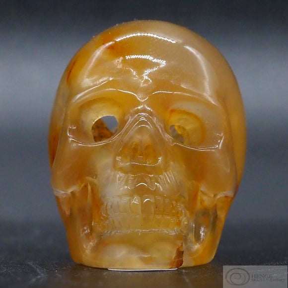 Carnelian Human Skull (Car18)