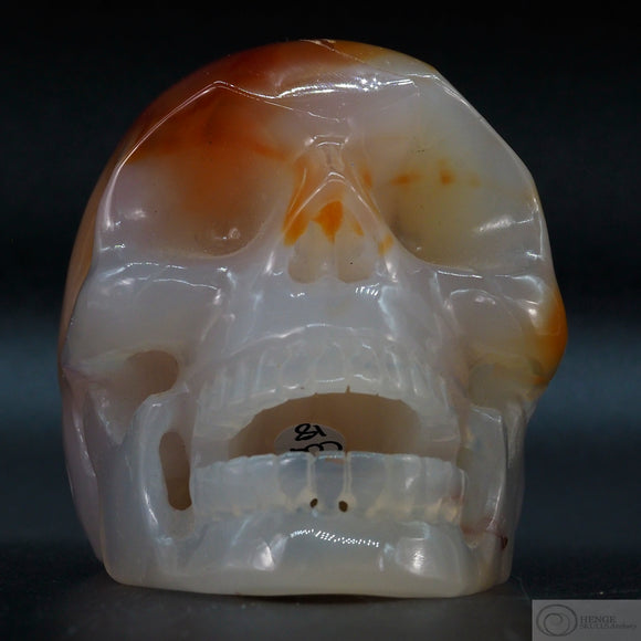 Carnelian Human Skull (Car19)