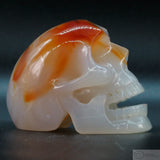 Carnelian Human Skull (Car19)