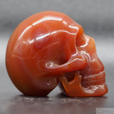 Carnelian Human Skull (Car26)