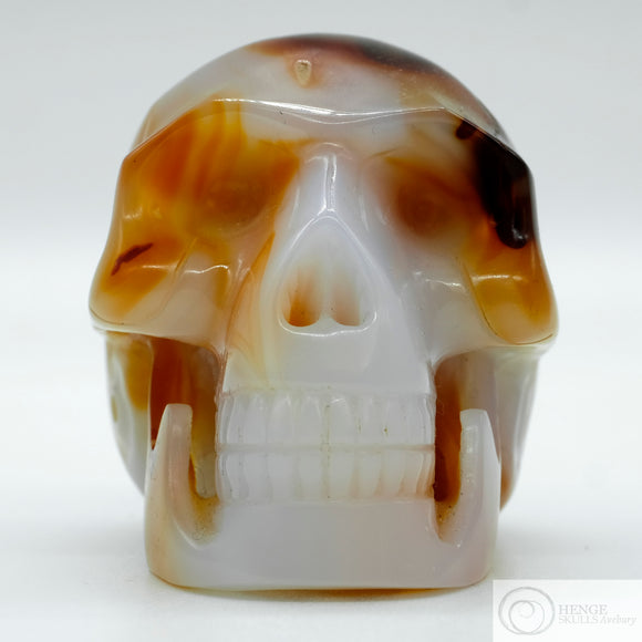 Carnelian Human Skull (Car01)