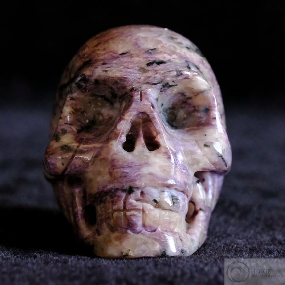 Charoite Human Skull