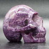 Charoite Human Skull