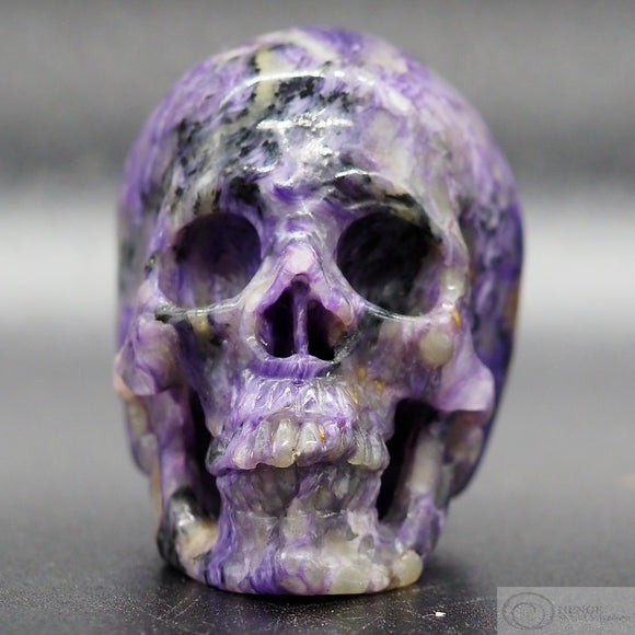 Charoite Human Skull