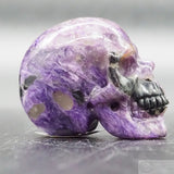 Charoite Human Skull (Cha06)