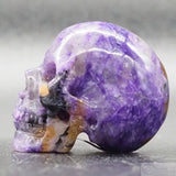 Charoite Human Skull (Cha05)