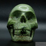 Chrome Chalcedony Human Skull