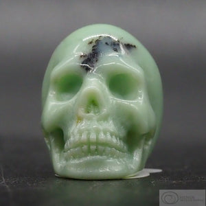 Chrysoprase Human Skull (Ch07)