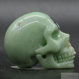 Chrysoprase Human Skull (Ch07)