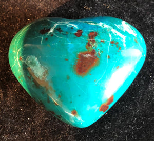 Chrysocolla Heart