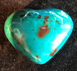 Chrysocolla Heart