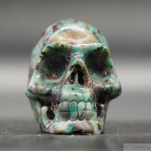 Chrysocolla Human Skull (Chr09)