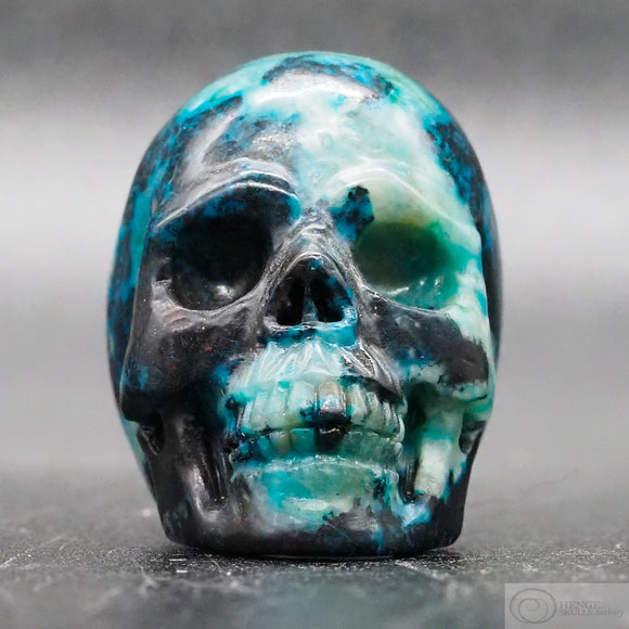 Chrysocolla Human Skull (Chr07)