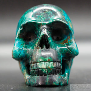 Chrysocolla Human Skull (Chr06)