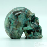 Chrysocolla Human Skull