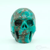 Chrysocolla Human Skull