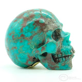 Chrysocolla Human Skull