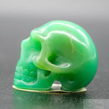 Chrysocolla Human Skull