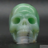 Chrysoprase Human Skull (Ch06)