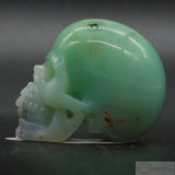 Chrysoprase Human Skull (Ch06)