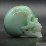 Chrysoprase Human Skull (Ch06)