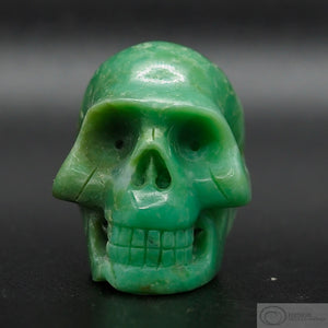 Chrysoprase Human Skull (Ch05)