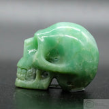 Chrysoprase Human Skull (Ch02)