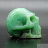 Chrysoprase Human Skull (Ch02)