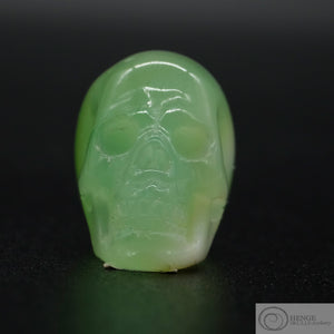 Chrysoprase Human Skull (Ch03)