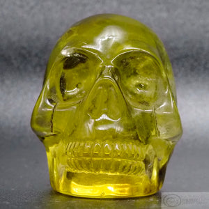 Citrine Human Skull